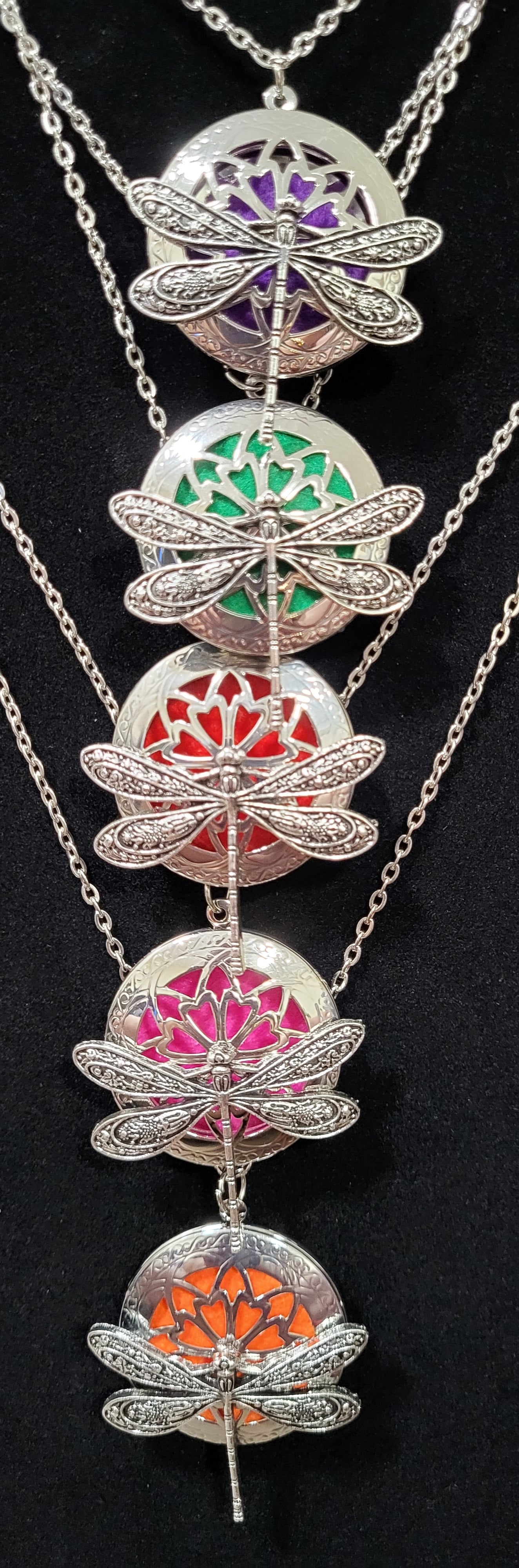 Essential Oil Diffuser Dragonfly Necklace