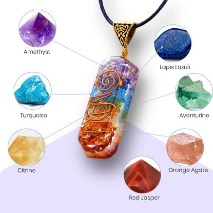Chakra Orgone Pendent