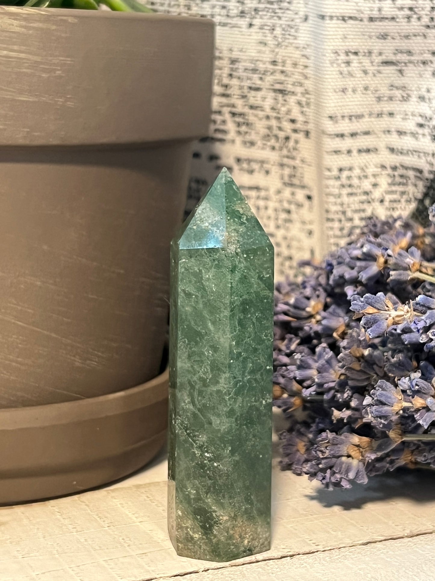 Fluorite wand