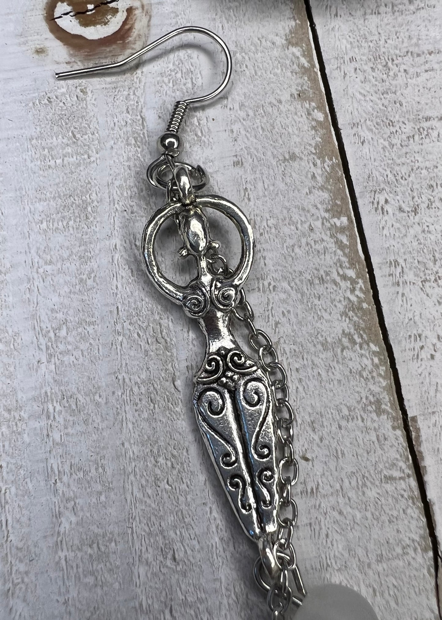 Crystal chakra earrings